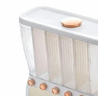6 Compartment Cereal Dispenser Storage Organizer