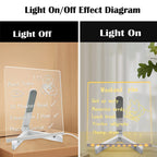 Acrylic LED Board With Stand & Colors