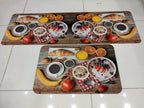 2Pcs Set Kitchen Floor Mat Non Slip