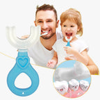 Silicone Baby Toothbrush U Shaped 360 Degree