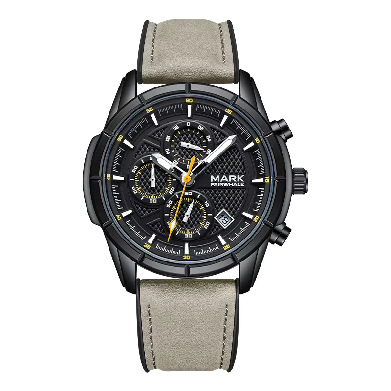 Mark Fairwhale 5024 Pro Luxury Watch – Waterproof & Luminous Gift for Men