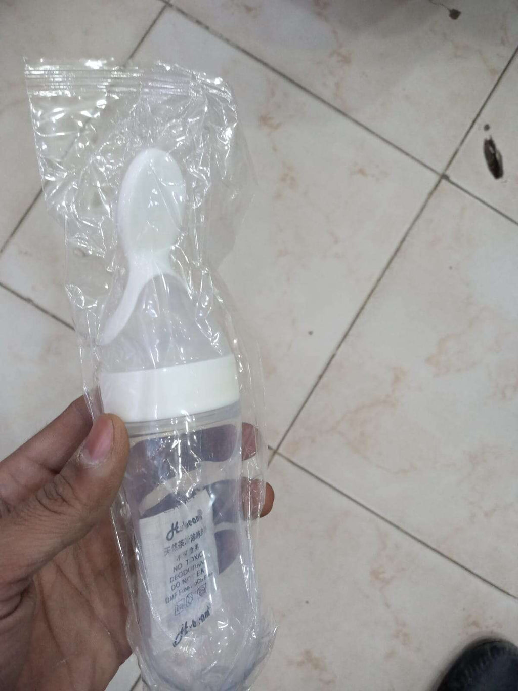 Baby Feeding Bottle With Spoon